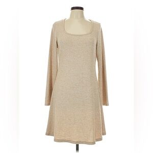47. Old Navy Beige Women’s Long Sleeve Dress Size XL
